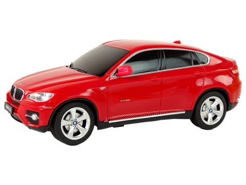 Auto R/C Bmw X6 1:24 Rastar Czerwone Auto R/C Bmw X6 1:24 Rastar Czerwone