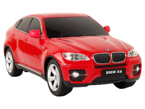 Auto R/C Bmw X6 1:24 Rastar Czerwone Auto R/C Bmw X6 1:24 Rastar Czerwone
