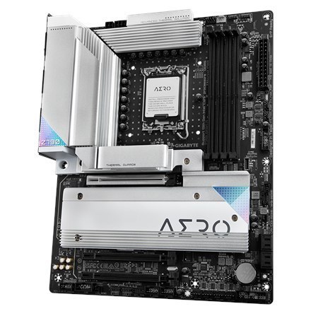 Gigabyte Z790 AERO G 1.0 M/B Rodzina procesorów Intel, Gniazdo procesora LGA1700, Pamięć DDR5 DIMM, Gniazda pamięci 4, Obsługiwa Gigabyte Z790 AERO G 1.0 M/B Rodzina procesorów Intel, Gniazdo procesora LGA1700, Pamięć DDR5 DIMM, Gniazda pamięci 4, Obsługiwa