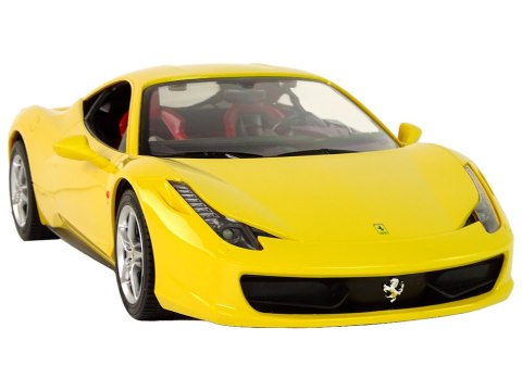Auto R/C Ferrari Italia Rastar 1:14 Żółte Auto R/C Ferrari Italia Rastar 1:14 Żółte