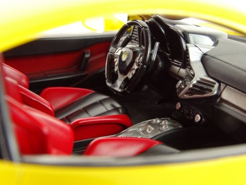 Auto R/C Ferrari Italia Rastar 1:14 Żółte Auto R/C Ferrari Italia Rastar 1:14 Żółte
