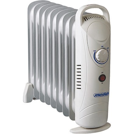 Mesko MS 7805 Grzejnik olejowy, 1000 W, ilość lameli 9, biały