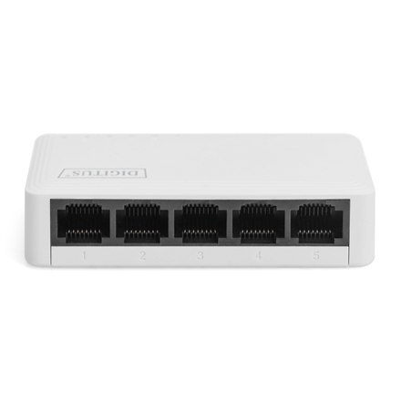 5-portowy przełącznik Gigabit Ethernet Digitus DN-80063-1 Niezarządzalny, stacjonarny 5-portowy przełącznik Gigabit Ethernet Digitus DN-80063-1 Niezarządzalny, stacjonarny