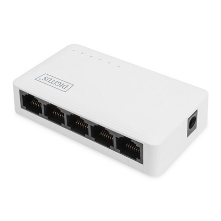 5-portowy przełącznik Gigabit Ethernet Digitus DN-80063-1 Niezarządzalny, stacjonarny 5-portowy przełącznik Gigabit Ethernet Digitus DN-80063-1 Niezarządzalny, stacjonarny