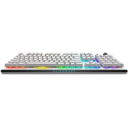 Bezprzewodowa klawiatura do gier Dell Alienware Tri-Mode AW920K, dioda LED RGB, USA, bezprzewodowa, światło księżycowe, Bluetoot Bezprzewodowa klawiatura do gier Dell Alienware Tri-Mode AW920K, dioda LED RGB, USA, bezprzewodowa, światło księżycowe, Bluetoot