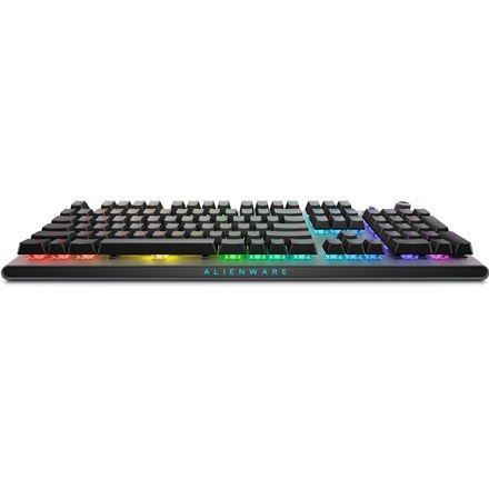 Bezprzewodowa klawiatura do gier Dell Alienware Tri-Mode AW920K, oświetlenie LED RGB, USA, bezprzewodowa, ciemna strona księżyca Bezprzewodowa klawiatura do gier Dell Alienware Tri-Mode AW920K, oświetlenie LED RGB, USA, bezprzewodowa, ciemna strona księżyca