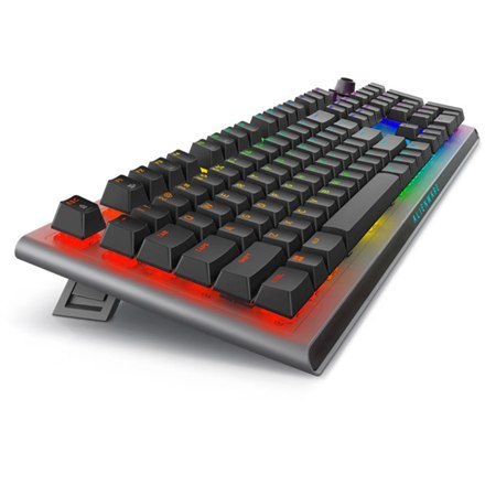 Bezprzewodowa klawiatura do gier Dell Alienware Tri-Mode AW920K, oświetlenie LED RGB, USA, bezprzewodowa, ciemna strona księżyca Bezprzewodowa klawiatura do gier Dell Alienware Tri-Mode AW920K, oświetlenie LED RGB, USA, bezprzewodowa, ciemna strona księżyca