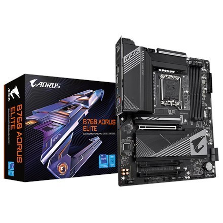 Gigabyte B760 AORUS ELITE 1.0 M/B Rodzina procesorów Intel, Gniazdo procesora LGA1700, DDR5 DIMM, Gniazda pamięci 4, Obsługiwane Gigabyte B760 AORUS ELITE 1.0 M/B Rodzina procesorów Intel, Gniazdo procesora LGA1700, DDR5 DIMM, Gniazda pamięci 4, Obsługiwane