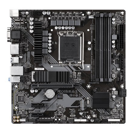 Gigabyte B760M DS3H 1.0 M/B Rodzina procesorów Intel, Gniazdo procesora LGA1700, DDR4 DIMM, Gniazda pamięci 4, Obsługiwane inter Gigabyte B760M DS3H 1.0 M/B Rodzina procesorów Intel, Gniazdo procesora LGA1700, DDR4 DIMM, Gniazda pamięci 4, Obsługiwane inter