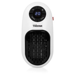 Grzejnik wtykowy Tristar KA-5084 Ceramiczny, 400 W, Nadaje się do pomieszczeń o powierzchni do 25 m², Biały
