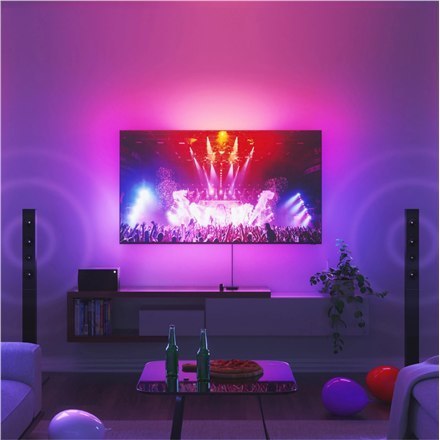 Lustro ekranowe telewizora Nanoleaf 4D + zestaw pasków świetlnych (do telewizora i monitora o przekątnej do 85 cali)