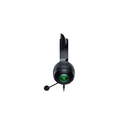 Mikrofon Razer Headset Kraken Kitty V2, czarny, przewodowy, nauszny, z redukcją szumów Mikrofon Razer Headset Kraken Kitty V2, czarny, przewodowy, nauszny, z redukcją szumów