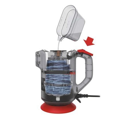 Odkurzacz parowy Hoover SGE1000 011 Moc 1000 W, Ciśnienie pary 4 bary, Pojemność zbiornika na wodę 0,37 L, Szary Odkurzacz parowy Hoover SGE1000 011 Moc 1000 W, Ciśnienie pary 4 bary, Pojemność zbiornika na wodę 0,37 L, Szary