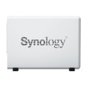 Synology Tower NAS DS223j do 2 HDD/SSD, Realtek, RTD1619B, Częstotliwość procesora 1,7 GHz, 1 GB, DDR4, 1x1GbE, 2xUSB 3.2 Gen 1