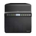 Synology Tower NAS DS423 do 4 HDD/SSD, Realtek, RTD1619B, Częstotliwość procesora 1,7 GHz, 2 GB, DDR4, 2x1GbE, 2xUSB 3.2 Gen 1