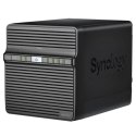 Synology Tower NAS DS423 do 4 HDD/SSD, Realtek, RTD1619B, Częstotliwość procesora 1,7 GHz, 2 GB, DDR4, 2x1GbE, 2xUSB 3.2 Gen 1