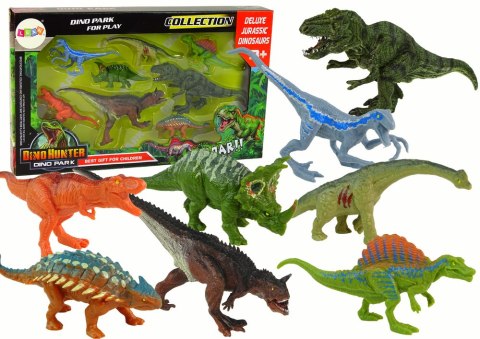 Zestaw Figurki Dinozaury 8 sztuk Kolorowe Zestaw Figurki Dinozaury 8 sztuk Kolorowe