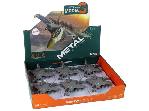 Samolot Myśliwski Napęd Frykcyjny 1:72 Ciemny Szary Samolot Myśliwski Napęd Frykcyjny 1:72 Ciemny Szary