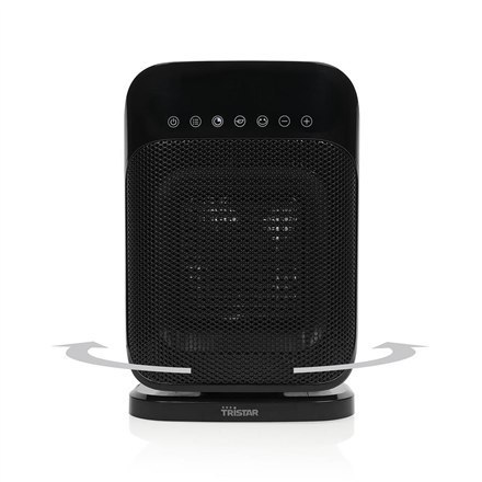 Tristar KA-5074 Grzejnik ceramiczny, 1800 W, Liczba stopni mocy 3, Nadaje się do pomieszczeń do 20 m², Czarny, IP21 Tristar KA-5074 Grzejnik ceramiczny, 1800 W, Liczba stopni mocy 3, Nadaje się do pomieszczeń do 20 m², Czarny, IP21