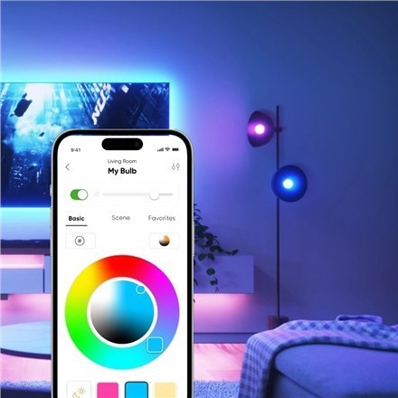 Żarówka Nanoleaf Essentials Smart A60 B22 Matter 9W 806Lm RGBCW 2700-6500K Żarówka Nanoleaf Essentials Smart A60 B22 Matter 9W 806Lm RGBCW 2700-6500K