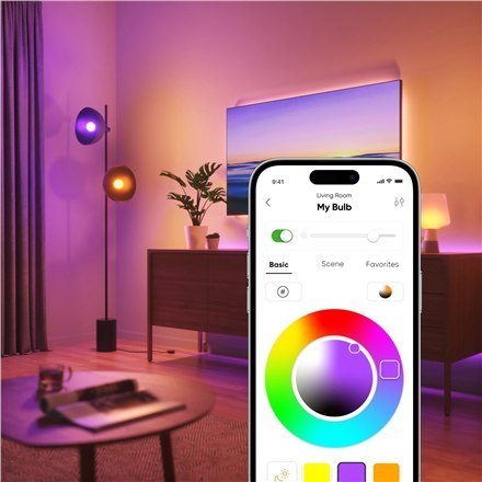 Żarówka Nanoleaf Essentials Smart A60 E27 Matter 9W 806Lm RGBCW 2700-6500K, opakowanie 3 szt. Żarówka Nanoleaf Essentials Smart A60 E27 Matter 9W 806Lm RGBCW 2700-6500K, opakowanie 3 szt.
