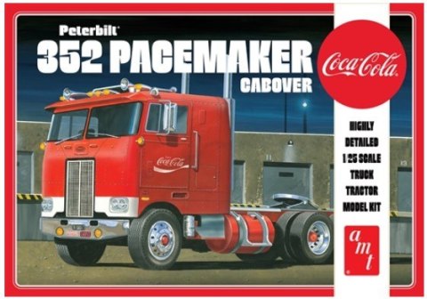 Model plastikowy - Ciężarówka Peterbilt 352 Pacemaker Cabover Coca-Cola 1:25 - AMT Model plastikowy - Ciężarówka Peterbilt 352 Pacemaker Cabover Coca-Cola 1:25 - AMT