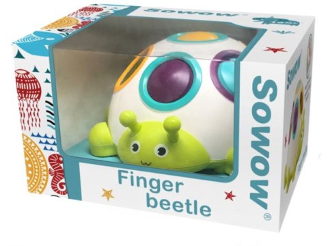 Zabawka Edukacyjna Sensoryczna - Kolorowy Chrząszcz Finger Ball Zabawka Edukacyjna Sensoryczna - Kolorowy Chrząszcz Finger Ball