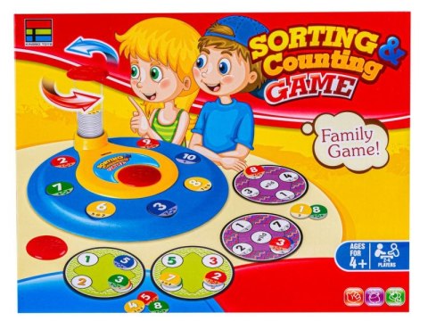 Edukacyjna Gra Logiczna, Planszowa, Nauka Liczenia, Matematyka Kolory