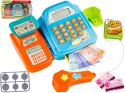 Edukacyjna sklepowa kasa fiskalna - Waga Kalkulator Czytnik Kodów Akcesoria