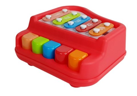 Pianinko Cymbałki Czerwone Instrument Dla Dzieci Niemowląt Pianinko Cymbałki Czerwone Instrument Dla Dzieci Niemowląt