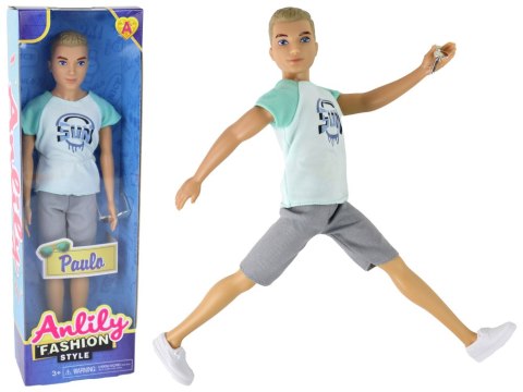 Lalka Dla Dzieci Chłopak Koszulka Blond Włosy Lalka Dla Dzieci Chłopak Koszulka Blond Włosy