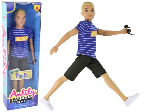 Lalka Dla Dzieci Chłopak Koszulka Blond Włosy Lalka Dla Dzieci Chłopak Koszulka Blond Włosy