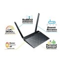 Asus Router RT-N12E 802.11n, 300 Mbit/s, 10/100 Mbit/s, porty Ethernet LAN (RJ-45) 4, typ anteny 2xzewnętrzna 5dBi, Repeater/AP,
