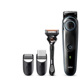 Braun Beard Trimmer BT3340 Bezprzewodowy i przewodowy, Czas pracy (max) 80 min, Ilość stopni długości 39, NiMH, Czarny/Niebieski