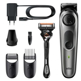 Braun Trymer do brody BT5360 Bezprzewodowy, Czas pracy (max) 100 min, Ilość stopni długości 39, Li-Ion, Czarny/Srebrny