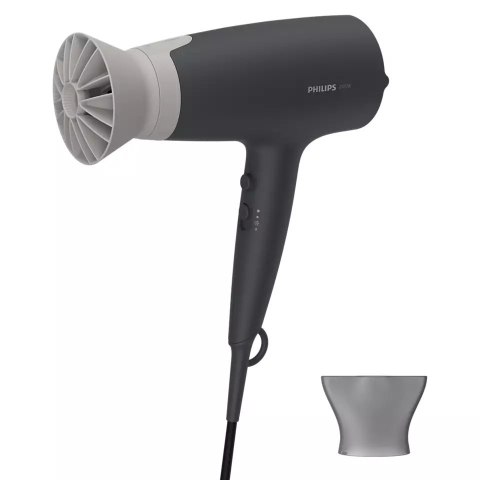 Philips Hair Dryer BHD351/10 2100 W, Number of temperature settings 6, Ionic function, Black/Grey Philips Hair Dryer BHD351/10 2100 W, Number of temperature settings 6, Ionic function, Black/Grey