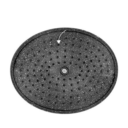 Stoneline Gourmet Brytfanna 32 x 25 cm 20092 5 L, Odlew aluminiowy, Czerwień Wiśniowa, Pokrywa w zestawie Stoneline Gourmet Brytfanna 32 x 25 cm 20092 5 L, Odlew aluminiowy, Czerwień Wiśniowa, Pokrywa w zestawie