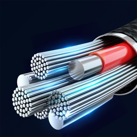 Kabel przewód w oplocie do iPhone USB-C - Lightning PD 20W 2m niebieski Kabel przewód w oplocie do iPhone USB-C - Lightning PD 20W 2m niebieski