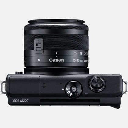 Lustrzanka Canon EOS M200 + EF-M 15-45 IS STM, Megapiksele 24.1 MP, Stabilizator obrazu, ISO 25600, Przekątna wyświetlacza 3.0 " Lustrzanka Canon EOS M200 + EF-M 15-45 IS STM, Megapiksele 24.1 MP, Stabilizator obrazu, ISO 25600, Przekątna wyświetlacza 3.0 "