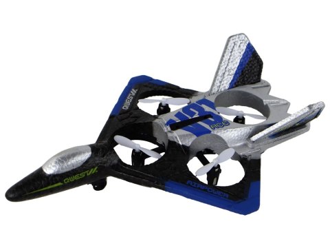 Samolot Myśliwiec R/C Srebrny Niebieski Samolot Myśliwiec R/C Srebrny Niebieski