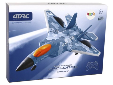 Samolot R/C 4D-G7 Światła Duży Niebieski Samolot R/C 4D-G7 Światła Duży Niebieski