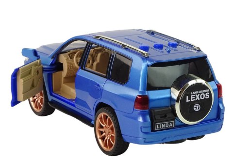 Auto Pojazd Niebieski 1:14 Dźwięki Światła Lexos Samochód Auto Pojazd Niebieski 1:14 Dźwięki Światła Lexos Samochód