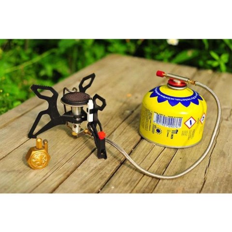 Kuchenka turystyczna z podgrzewaczem gazu i piezozapalnikiem SPIDER PRO 3kW Kuchenka turystyczna z podgrzewaczem gazu i piezozapalnikiem SPIDER PRO 3kW