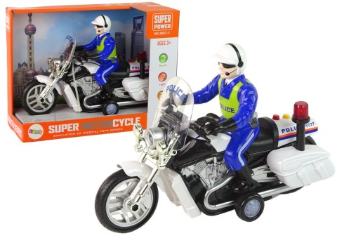 Motocykl Policyjny Motor Policja Dźwięki Światła Wóz Policyjny Motocykl Policyjny Motor Policja Dźwięki Światła Wóz Policyjny