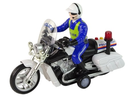 Motocykl Policyjny Motor Policja Dźwięki Światła Wóz Policyjny Motocykl Policyjny Motor Policja Dźwięki Światła Wóz Policyjny
