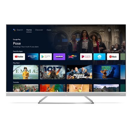 Sharp 55EQ4EA 55" (139 cm) Quantum Dot 4K Ultra HD Smart Android TV, Dolby Vision, Dolby Atmos, głośniki Harman/Kardon, srebrny Sharp 55EQ4EA 55" (139 cm) Quantum Dot 4K Ultra HD Smart Android TV, Dolby Vision, Dolby Atmos, głośniki Harman/Kardon, srebrny