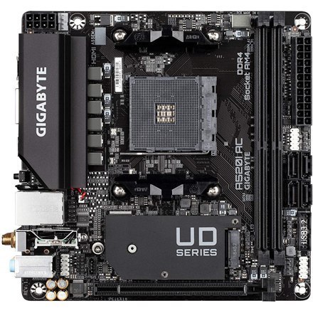Gigabyte A520I AC Rodzina procesorów AMD, Gniazdo procesora AM4, DDR4 DIMM, Gniazda pamięci 2, Liczba złączy SATA 4, Chipset AMD Gigabyte A520I AC Rodzina procesorów AMD, Gniazdo procesora AM4, DDR4 DIMM, Gniazda pamięci 2, Liczba złączy SATA 4, Chipset AMD