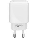 Szybka ładowarka Goobay USB-C PD (Power Delivery) 53865 Szybkie ładowanie, biała, 20 W