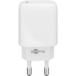 Szybka ładowarka Goobay USB-C PD (Power Delivery) 53865 Szybkie ładowanie, biała, 20 W