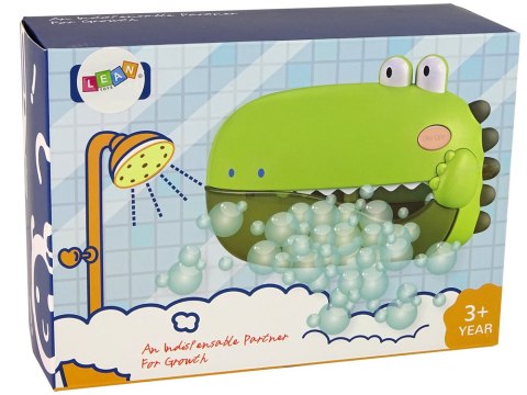 Zabawka Do Kąpieli Bańki Mydlane Dinozaur Zielony Na Baterie Zabawka Do Kąpieli Bańki Mydlane Dinozaur Zielony Na Baterie